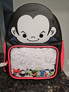 NWT Universal Studios  Monsters Dracula Backpack - Black & Red